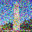 Campanile with noise at t=500