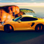 Pumpkin Porsche 1