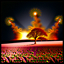 Hybrid image: crown and tree