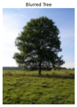 Blurred Tree